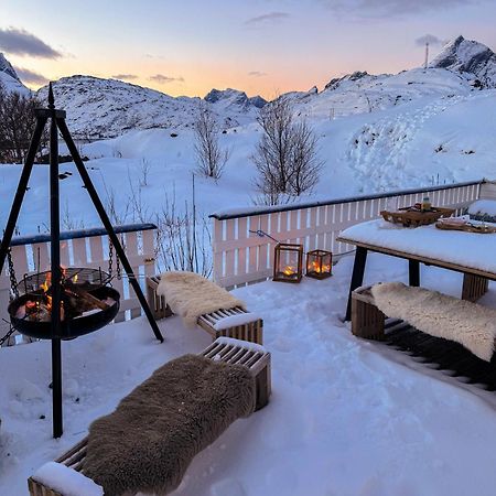 Sundet Lofoten Holiday House Villa Sund  Bagian luar foto