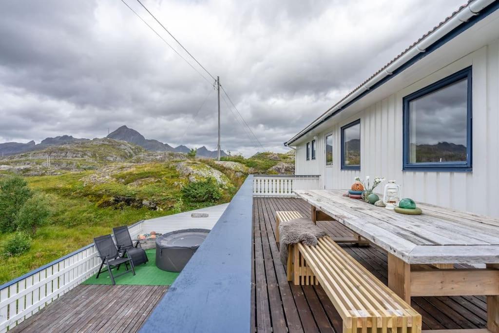 Sundet Lofoten Holiday House Villa Sund  Bagian luar foto
