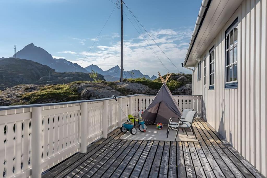 Sundet Lofoten Holiday House Villa Sund  Bagian luar foto