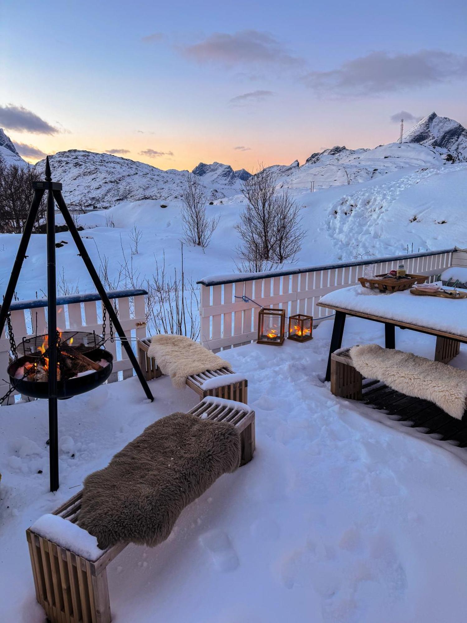 Sundet Lofoten Holiday House Villa Sund  Bagian luar foto